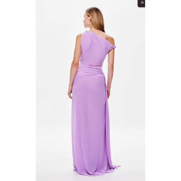 Misha THE 'SISAL' MESH DRESS Lilac L NWT - Picture 5 of 7